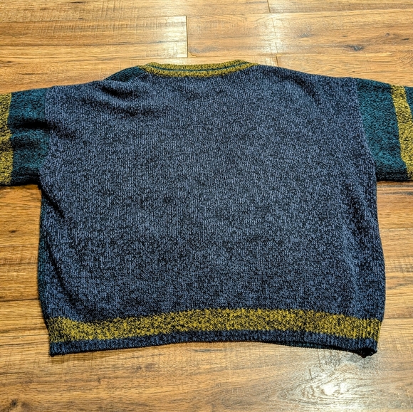 1980s Ugly Grandpa Sweater Cardigan - Picture 4 of 6